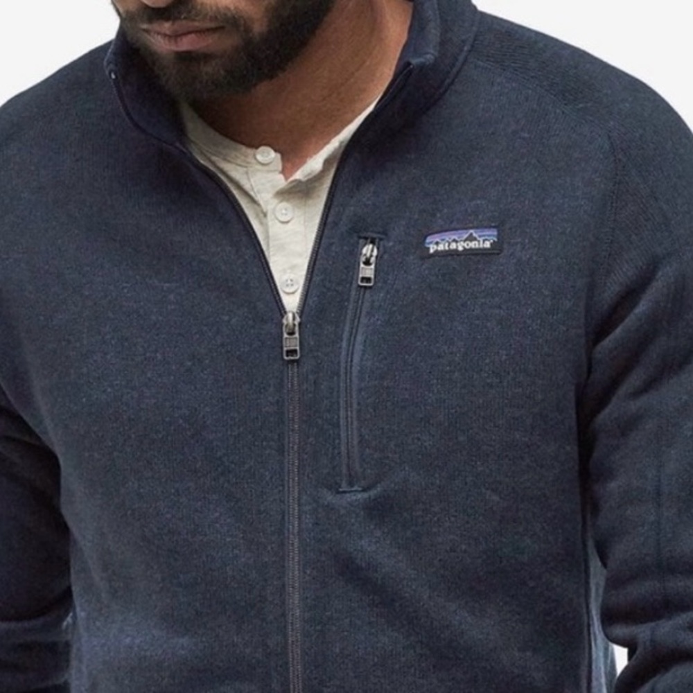 Patagonia Men’s Lightweight Better Sweater Jacket Slim Fit New Navy Small